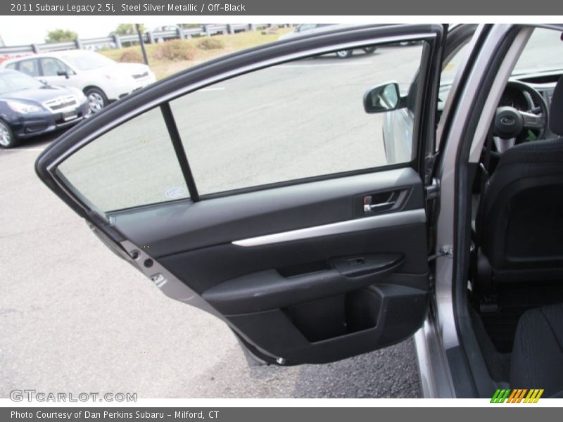 Steel Silver Metallic / Off-Black 2011 Subaru Legacy 2.5i
