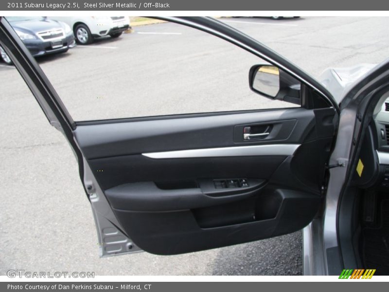 Steel Silver Metallic / Off-Black 2011 Subaru Legacy 2.5i