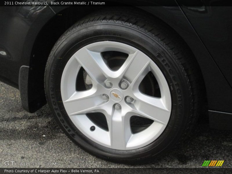 Black Granite Metallic / Titanium 2011 Chevrolet Malibu LS