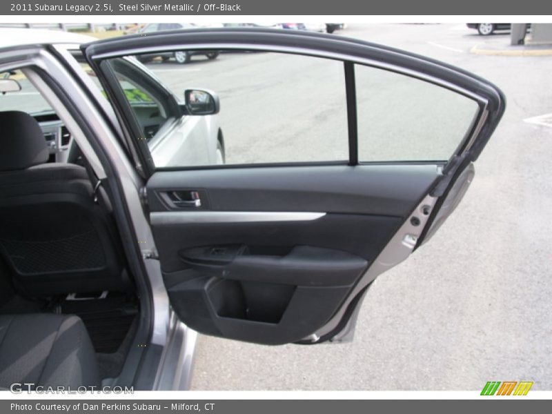 Steel Silver Metallic / Off-Black 2011 Subaru Legacy 2.5i