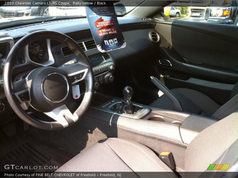 Rally Yellow / Black 2010 Chevrolet Camaro LT/RS Coupe