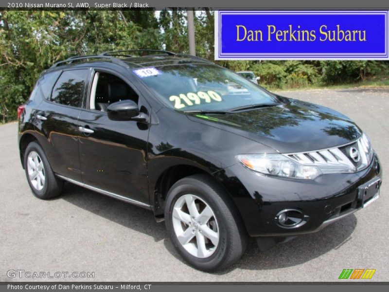 Super Black / Black 2010 Nissan Murano SL AWD