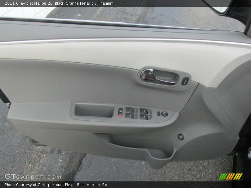 Black Granite Metallic / Titanium 2011 Chevrolet Malibu LS
