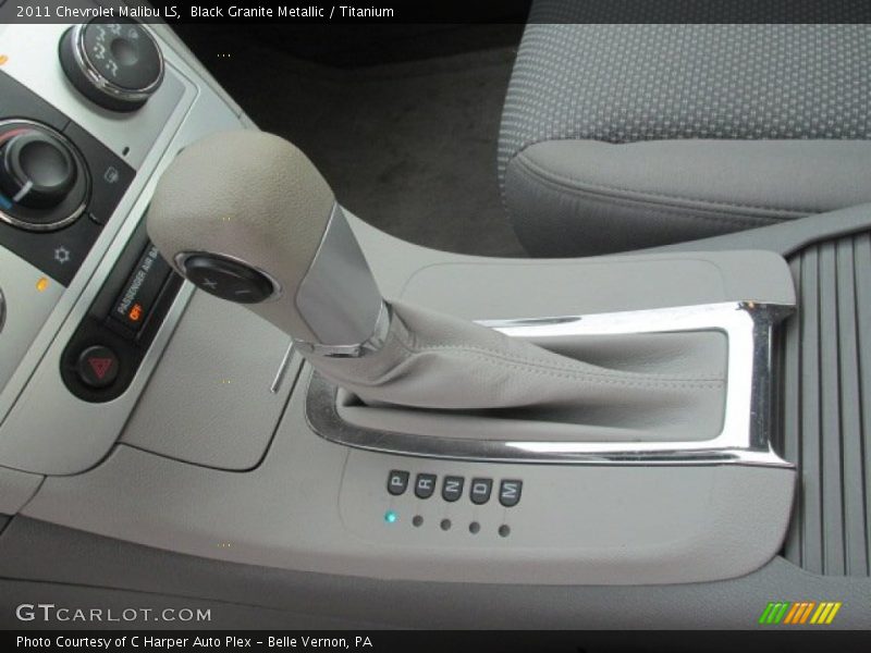 Black Granite Metallic / Titanium 2011 Chevrolet Malibu LS