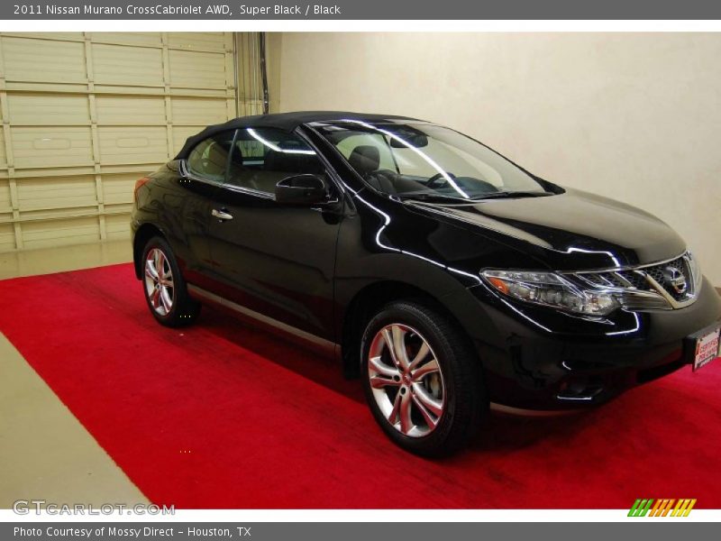 Super Black / Black 2011 Nissan Murano CrossCabriolet AWD