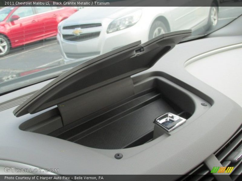 Black Granite Metallic / Titanium 2011 Chevrolet Malibu LS