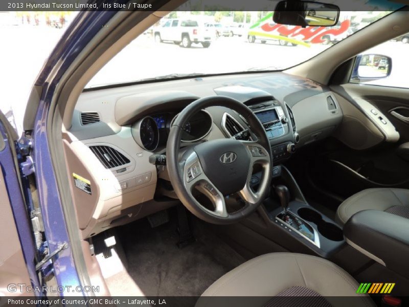 Iris Blue / Taupe 2013 Hyundai Tucson Limited