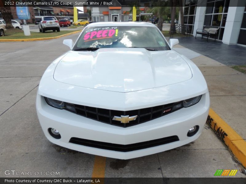 Summit White / Black 2012 Chevrolet Camaro LT/RS Coupe