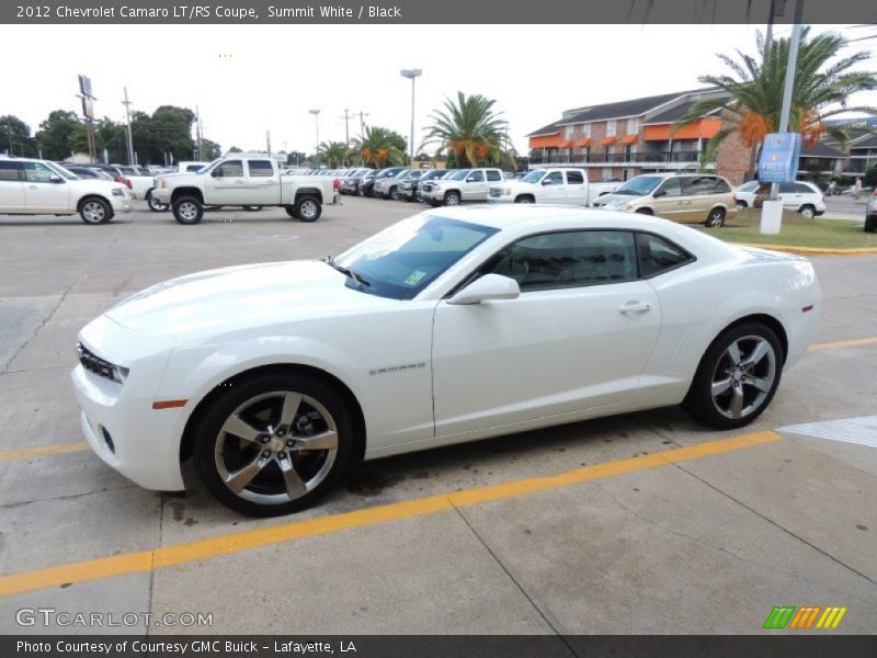 Summit White / Black 2012 Chevrolet Camaro LT/RS Coupe