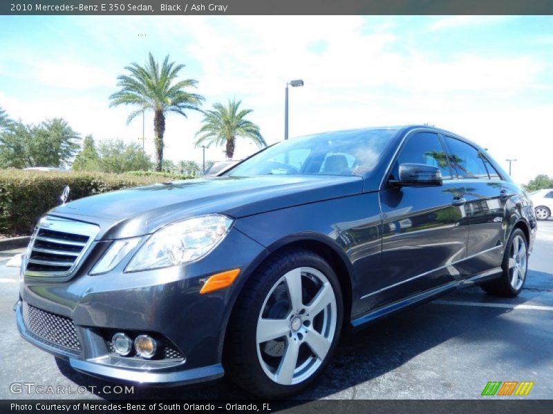 Black / Ash Gray 2010 Mercedes-Benz E 350 Sedan