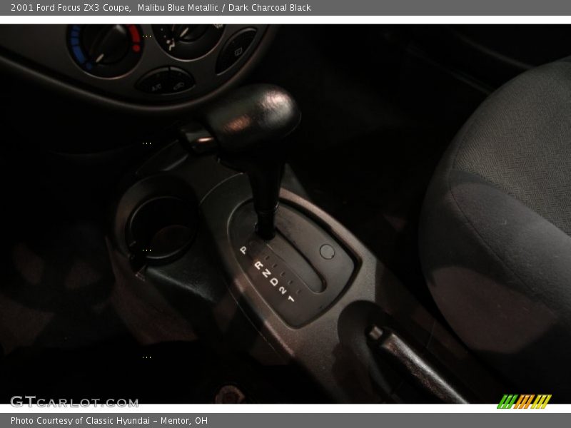 Malibu Blue Metallic / Dark Charcoal Black 2001 Ford Focus ZX3 Coupe