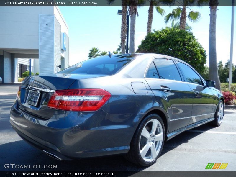 Black / Ash Gray 2010 Mercedes-Benz E 350 Sedan