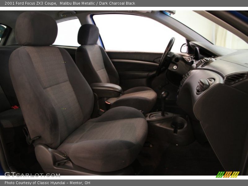 Malibu Blue Metallic / Dark Charcoal Black 2001 Ford Focus ZX3 Coupe