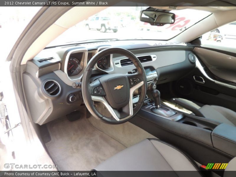 Summit White / Black 2012 Chevrolet Camaro LT/RS Coupe