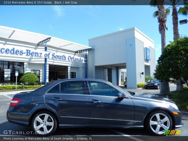 Black / Ash Gray 2010 Mercedes-Benz E 350 Sedan