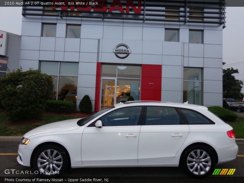 Ibis White / Black 2010 Audi A4 2.0T quattro Avant