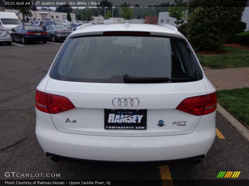 Ibis White / Black 2010 Audi A4 2.0T quattro Avant