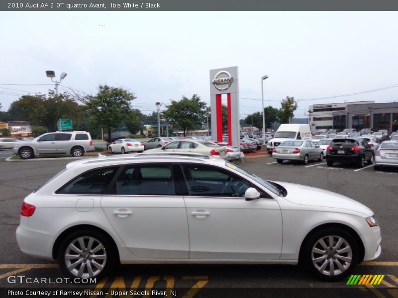 Ibis White / Black 2010 Audi A4 2.0T quattro Avant