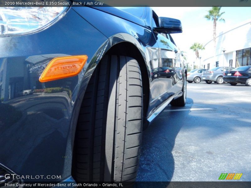 Black / Ash Gray 2010 Mercedes-Benz E 350 Sedan