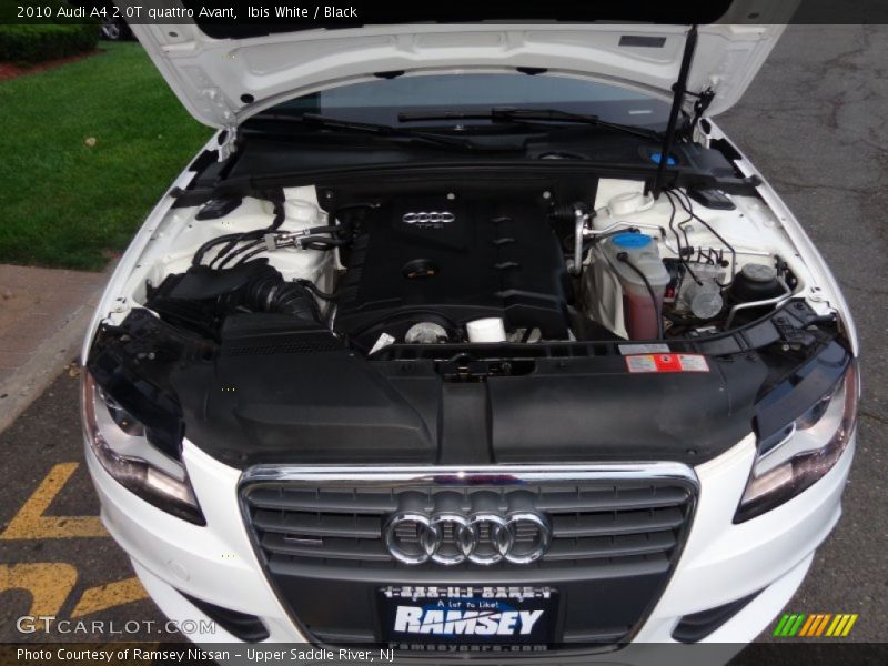 Ibis White / Black 2010 Audi A4 2.0T quattro Avant
