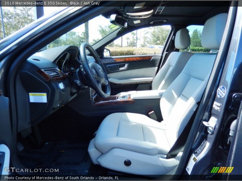 Black / Ash Gray 2010 Mercedes-Benz E 350 Sedan