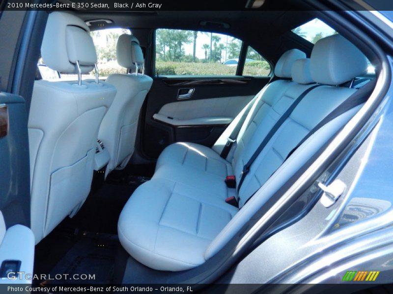 Black / Ash Gray 2010 Mercedes-Benz E 350 Sedan