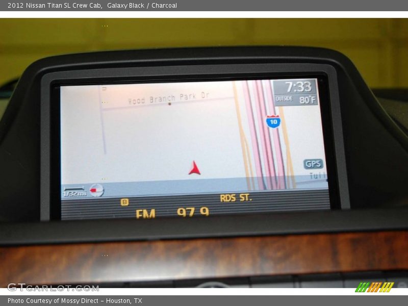 Galaxy Black / Charcoal 2012 Nissan Titan SL Crew Cab
