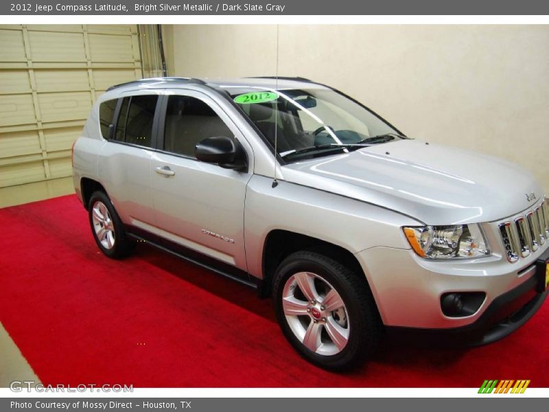 Bright Silver Metallic / Dark Slate Gray 2012 Jeep Compass Latitude