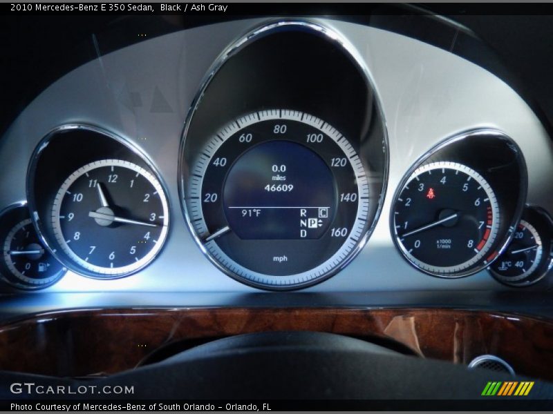 Black / Ash Gray 2010 Mercedes-Benz E 350 Sedan
