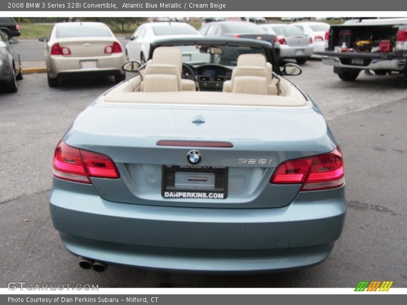 Atlantic Blue Metallic / Cream Beige 2008 BMW 3 Series 328i Convertible