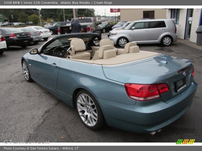 Atlantic Blue Metallic / Cream Beige 2008 BMW 3 Series 328i Convertible