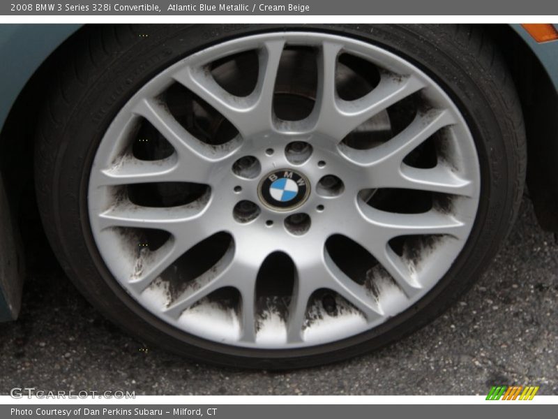 Atlantic Blue Metallic / Cream Beige 2008 BMW 3 Series 328i Convertible