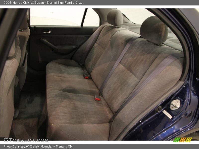 Eternal Blue Pearl / Gray 2005 Honda Civic LX Sedan