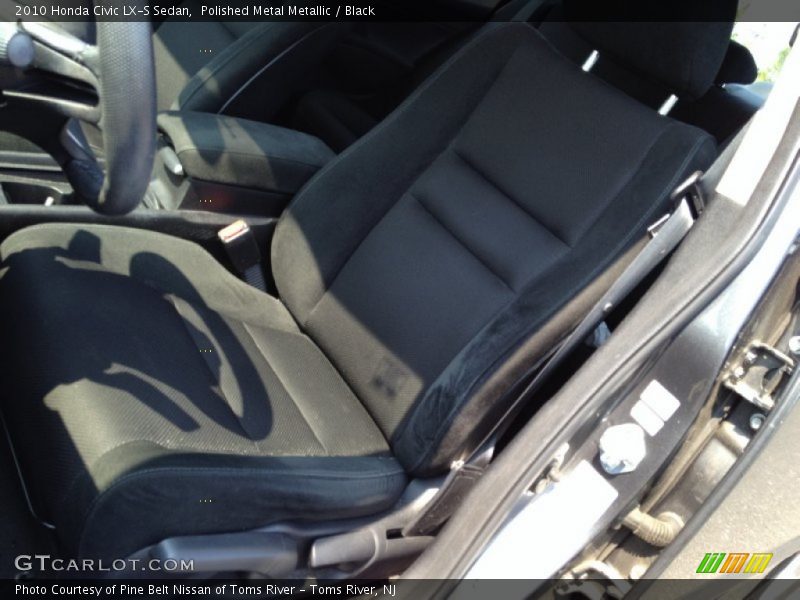 Polished Metal Metallic / Black 2010 Honda Civic LX-S Sedan