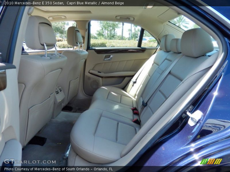 Capri Blue Metallic / Almond Beige 2010 Mercedes-Benz E 350 Sedan