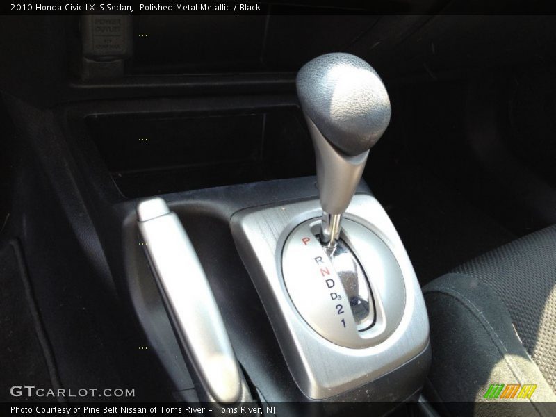Polished Metal Metallic / Black 2010 Honda Civic LX-S Sedan