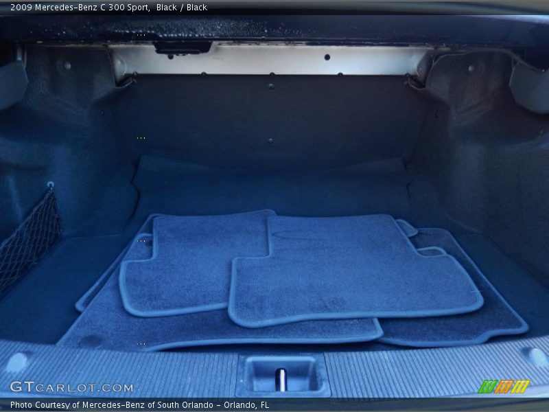 Black / Black 2009 Mercedes-Benz C 300 Sport