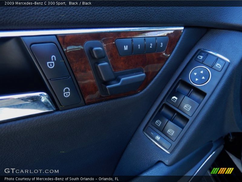 Black / Black 2009 Mercedes-Benz C 300 Sport