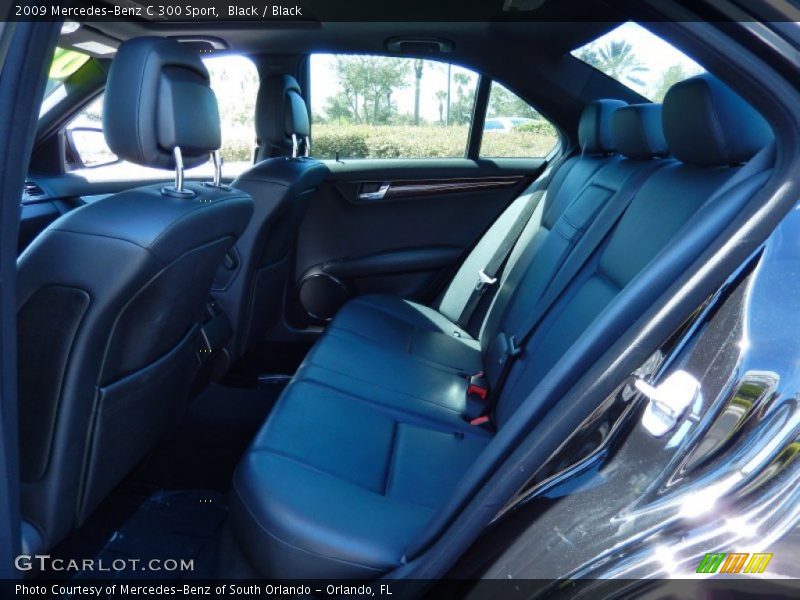 Black / Black 2009 Mercedes-Benz C 300 Sport