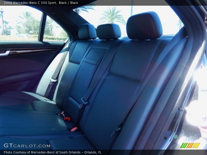 Black / Black 2009 Mercedes-Benz C 300 Sport