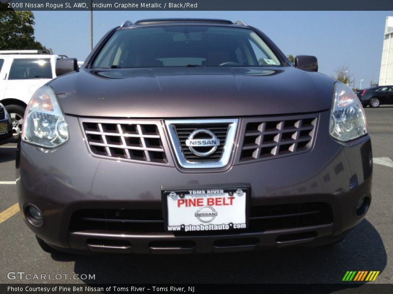Iridium Graphite Metallic / Black/Red 2008 Nissan Rogue SL AWD