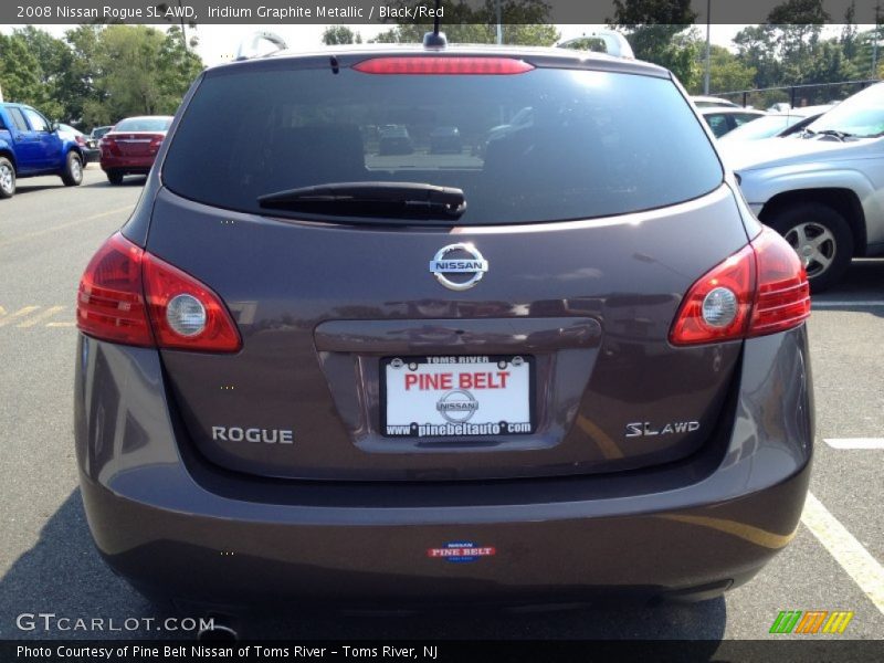 Iridium Graphite Metallic / Black/Red 2008 Nissan Rogue SL AWD