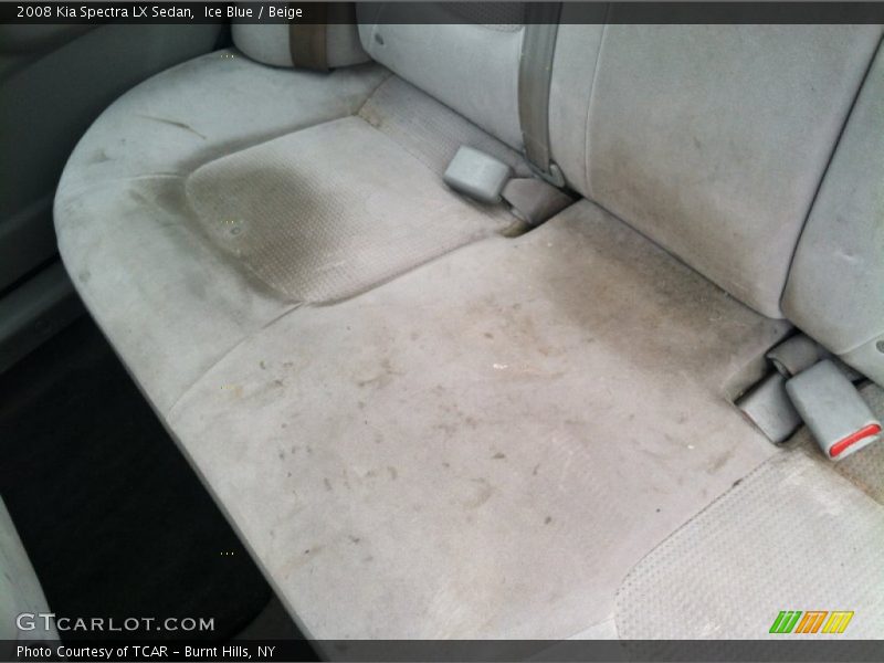 Ice Blue / Beige 2008 Kia Spectra LX Sedan