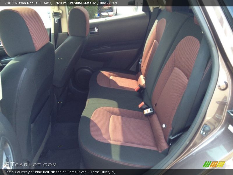 Iridium Graphite Metallic / Black/Red 2008 Nissan Rogue SL AWD