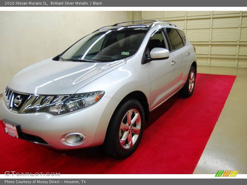 Brilliant Silver Metallic / Black 2010 Nissan Murano SL