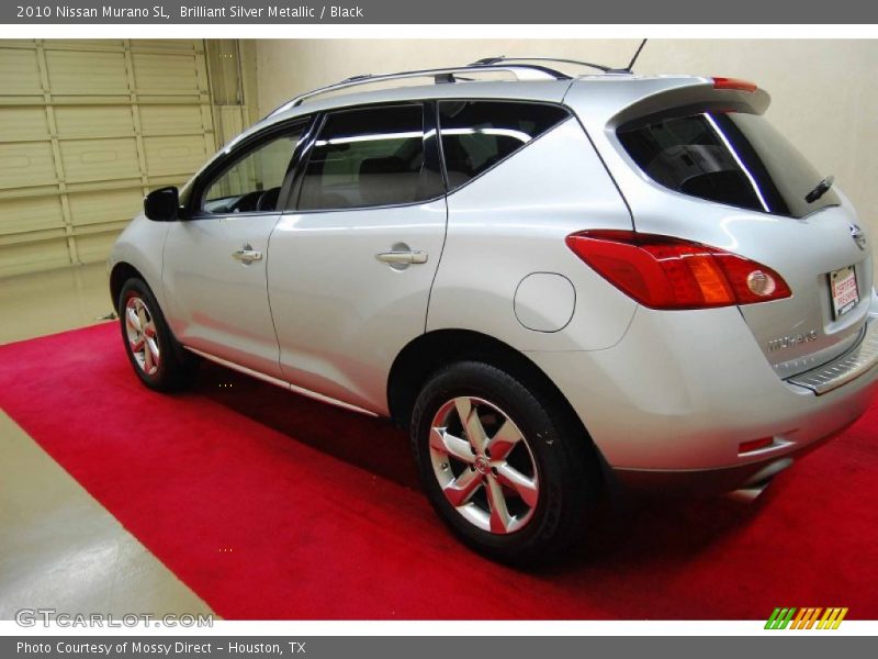 Brilliant Silver Metallic / Black 2010 Nissan Murano SL