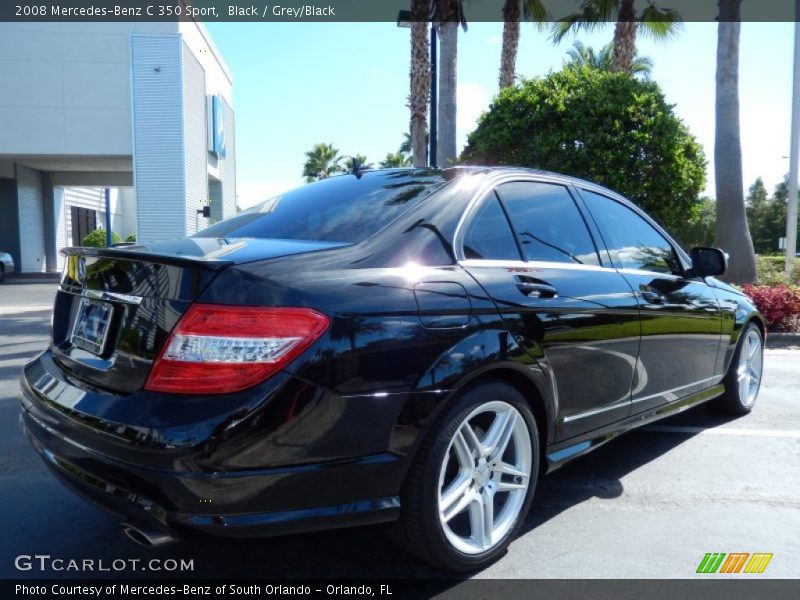Black / Grey/Black 2008 Mercedes-Benz C 350 Sport