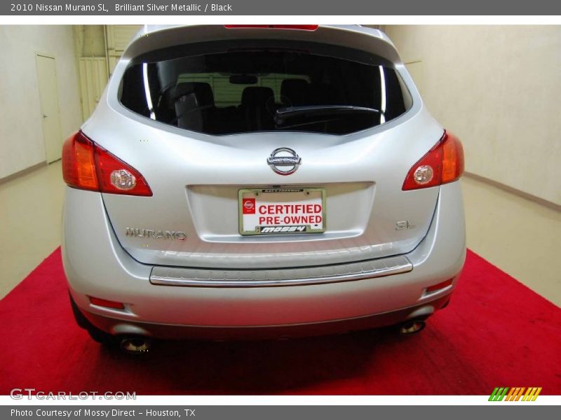 Brilliant Silver Metallic / Black 2010 Nissan Murano SL