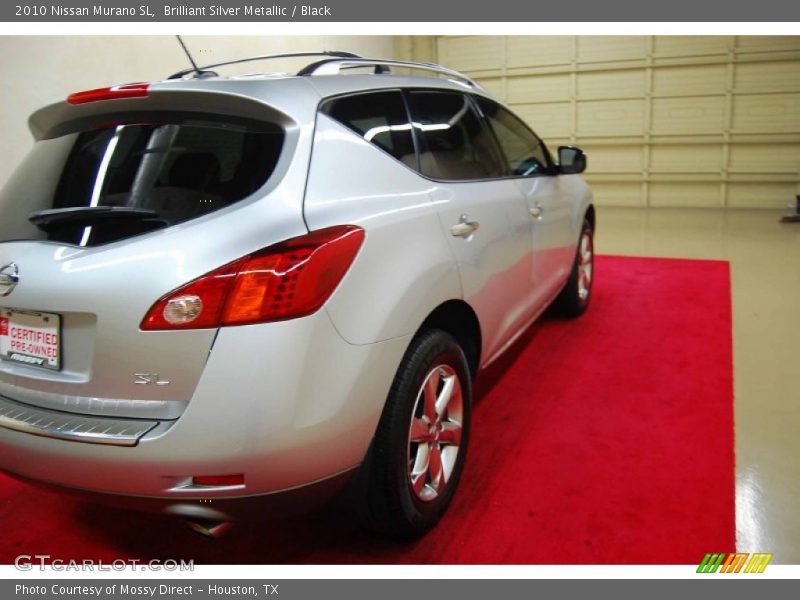 Brilliant Silver Metallic / Black 2010 Nissan Murano SL