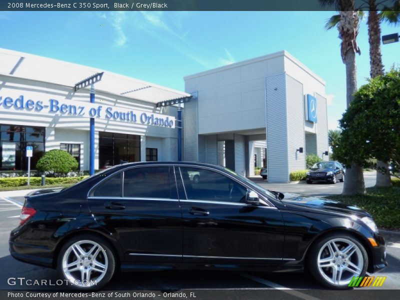Black / Grey/Black 2008 Mercedes-Benz C 350 Sport